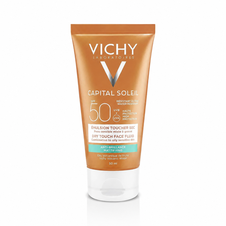 Vichy Ideal Soleil Mattierendes Gesichtsfluid Dry Touch Spf50 50ml