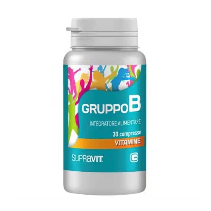 Supravit Gruppe B Nahrungsergänzungsmittel 30 Tabletten