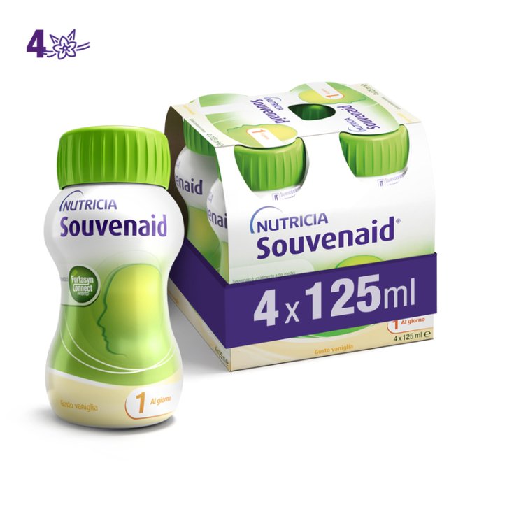 Souvenaid Geschmack Vanilla Nutricia 4x125ml