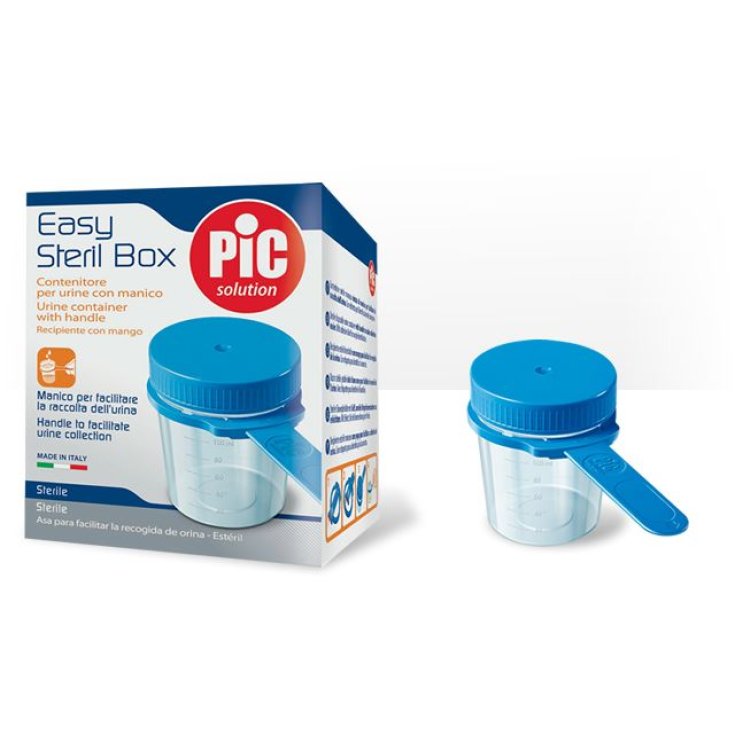 Pic Steril Box Urinbehälter 100ml vakuumverpackt