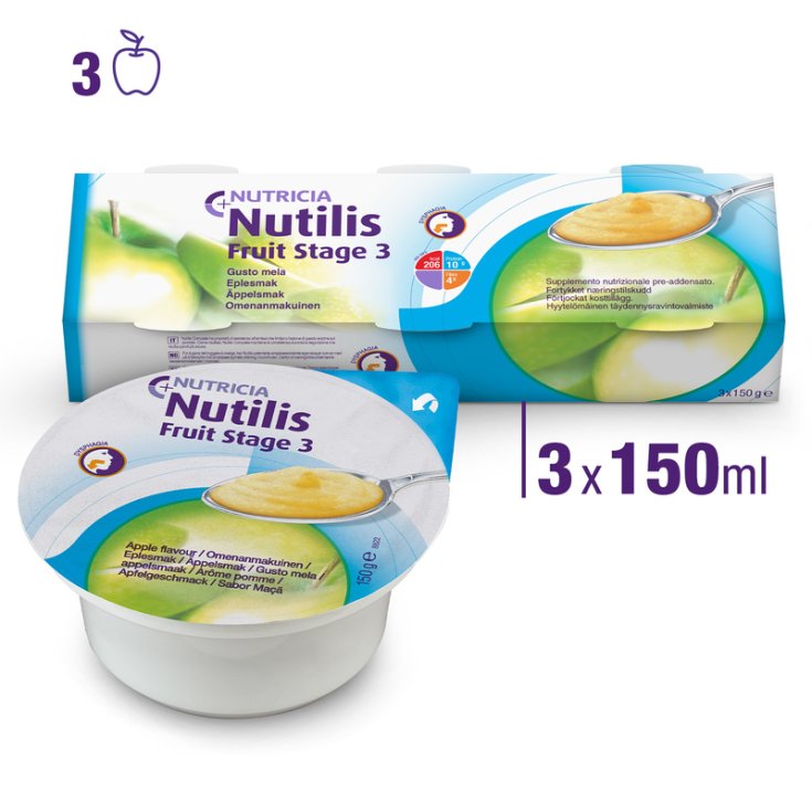 Nutilis Frucht Stage3 Apfel Nutricia 3x150g