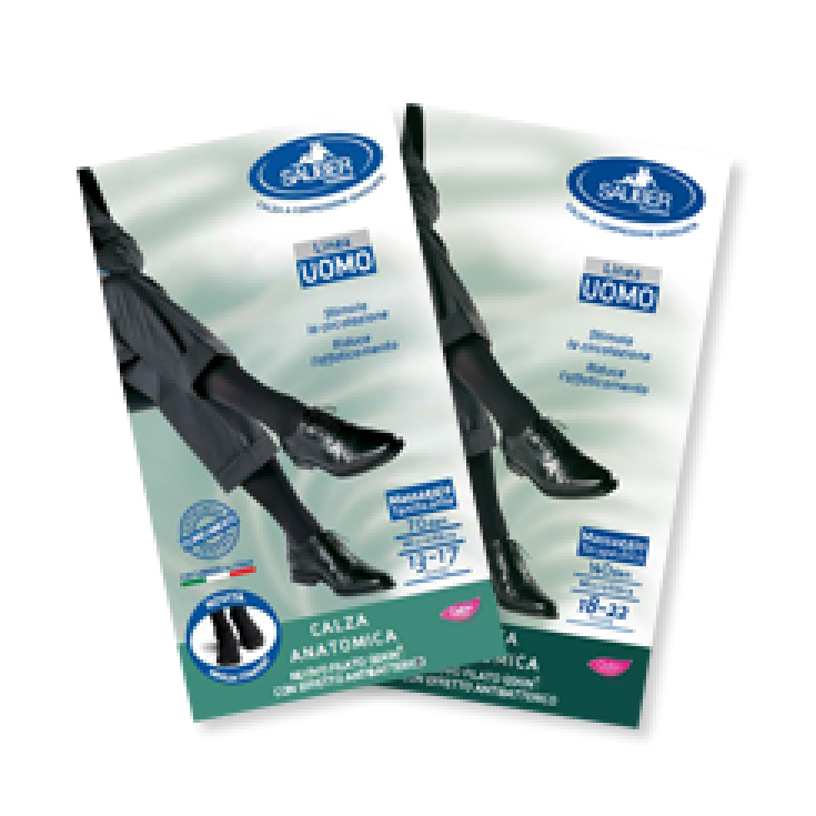 Sauber Pharma Men's Line Anatomical Socke QSKIN 140 DEN Garnstärke P (39-41) Weiß