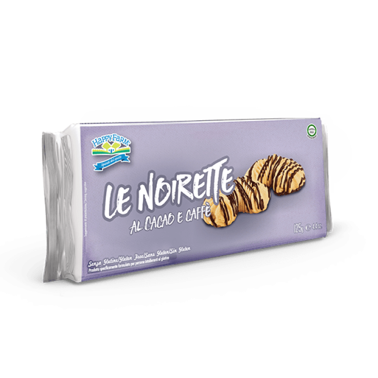 Happy Farm Le Noirette Glutenfrei mit Schokolade und Kaffee 125g