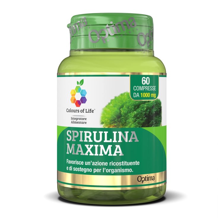 Spirulina Maxima Colors Of Life® Optima Naturals 60 Tabletten