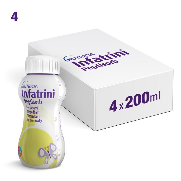 Infatrini Peptisorb Babynahrung Nutricia 4x200ml