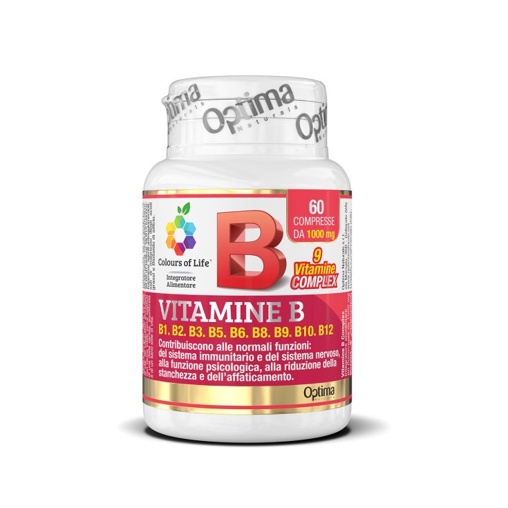 Vitamin B-Komplex Colors Of Life® Optima Naturals 60 Tabletten