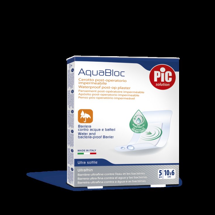 Pic Aquabloc Sterile Pflaster Cm10x6 5 Stück