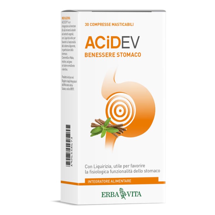 ErbaVita Acid-Ev Nahrungsergänzungsmittel 30 Tabletten