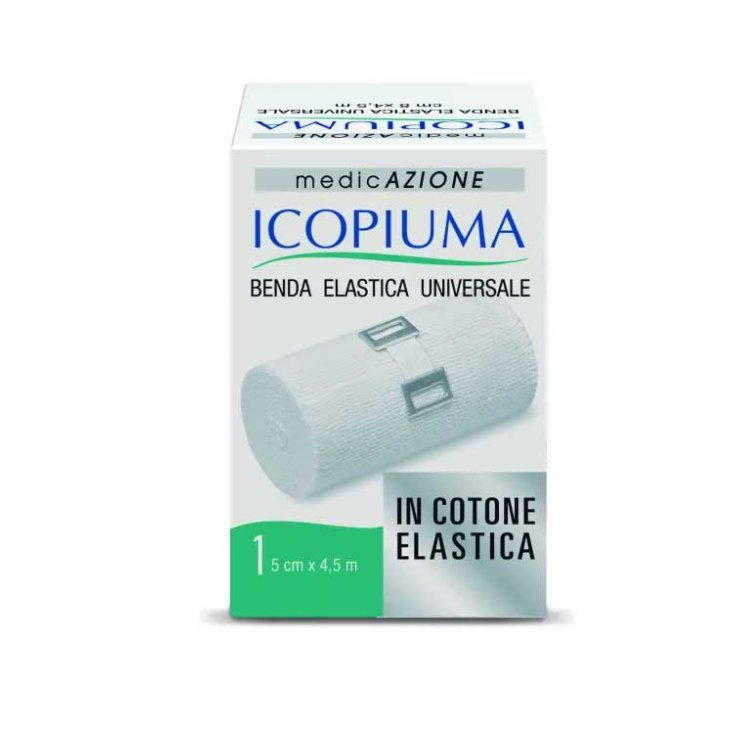 Icopiuma Universelle elastische Bandage aus Baumwolle 5x4,5cm