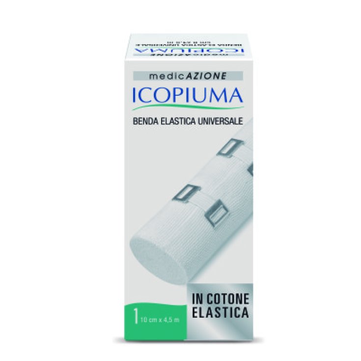 Icopiuma Universelle elastische Bandage aus Baumwolle 10x4,5cm