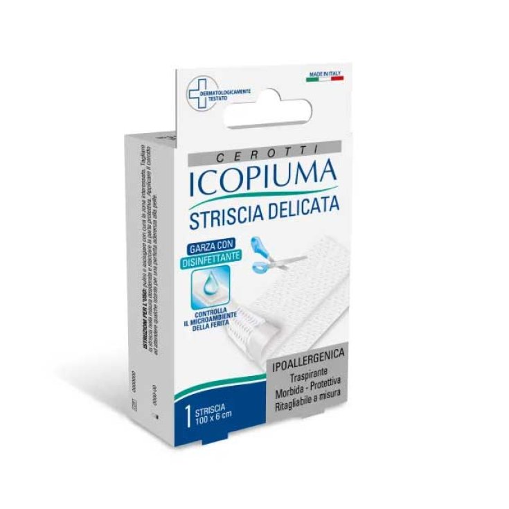 Icopiuma Pflasterstreifen aus hypoallergenem TNT 1m x 6cm