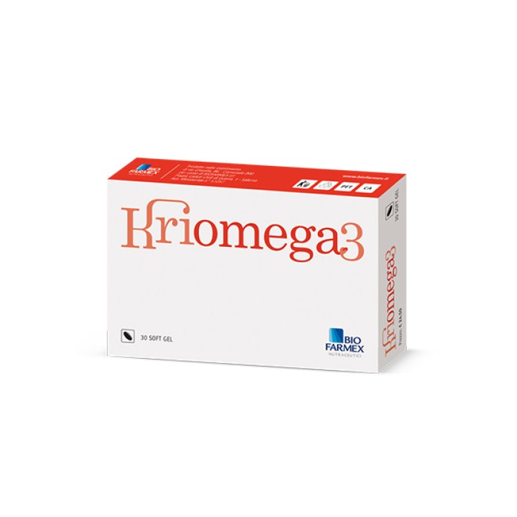 Biofarmex Kriomega 3 Nahrungsergänzungsmittel 30 Softgel-Kapseln