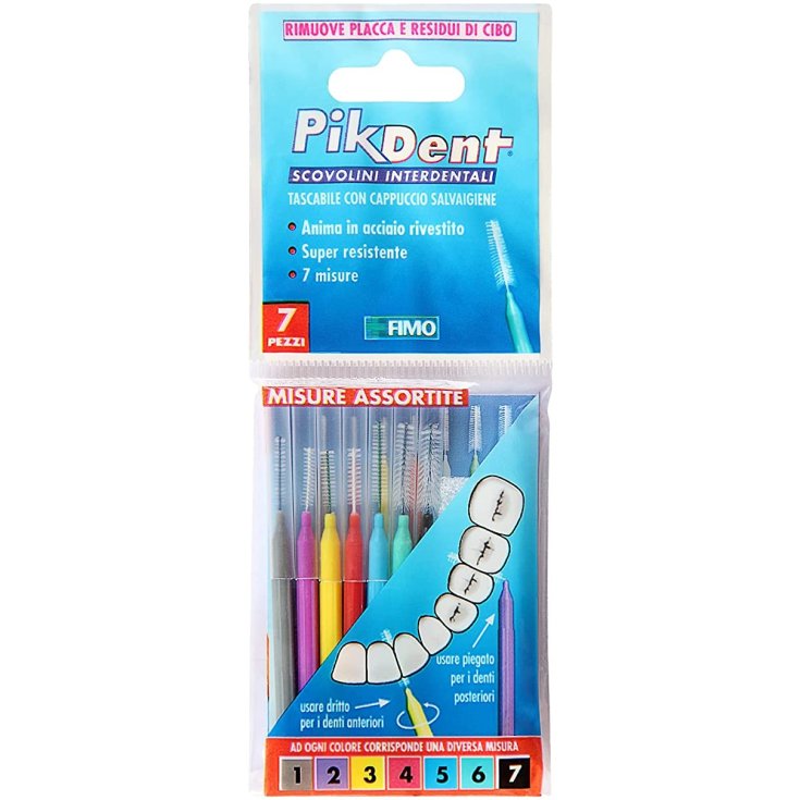 Pikdent Stuzzicolino Verschiedene Größen Fimo 7 Stück