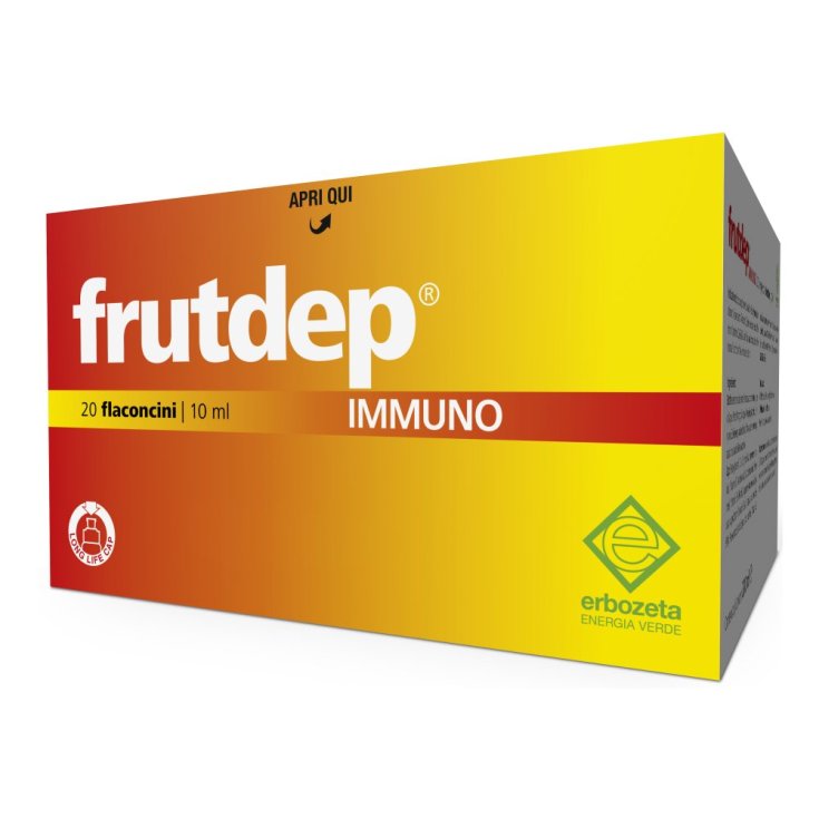 Erbozeta Frutdep Immuno Nahrungsergänzungsmittel 20 Fläschchen mit 10 ml