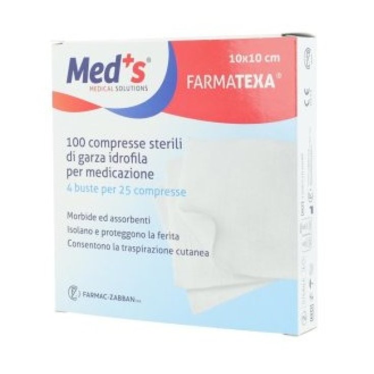 Meds 2/8 Gaze 10x10cm 100St