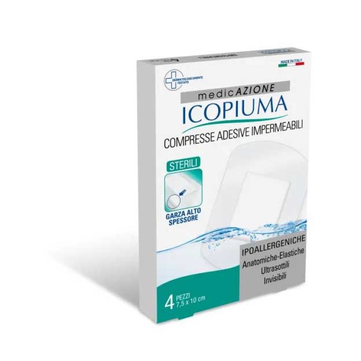 Icopiuma Postoperative wasserfeste Klebetabletten 10x7,5cm