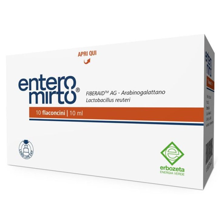 Erbozeta Entero Mirto Nahrungsergänzungsmittel 10 Fläschchen 10ml