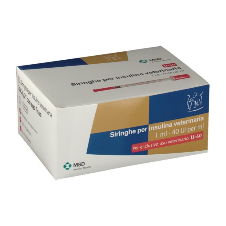 Msd Veterinär-Insulin-Spritze 40ui / ml 30 Stück