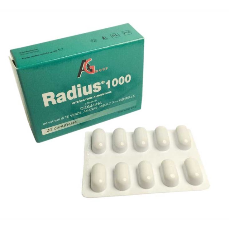 Actifort Group Radius 1000 Nahrungsergänzungsmittel 20 Tabletten