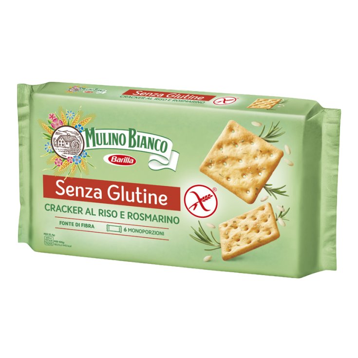 Mulino Bianco Cracker mit Reis und Rosmarin Glutenfrei 200g