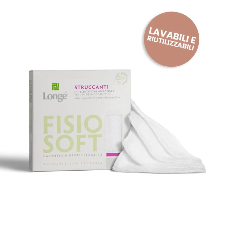 Longe Fisio Soft Make-up-Entferner Mikrofaser 4 Tischsets
