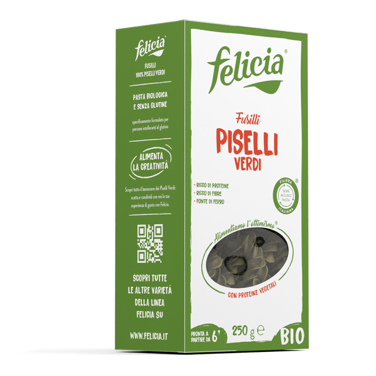 Felicia Bio Fusilli mit grünen Bio-Erbsen 250g