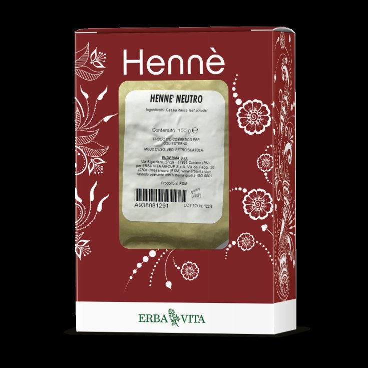 ErbaVita Henna Haarfarbe Neutral 100g