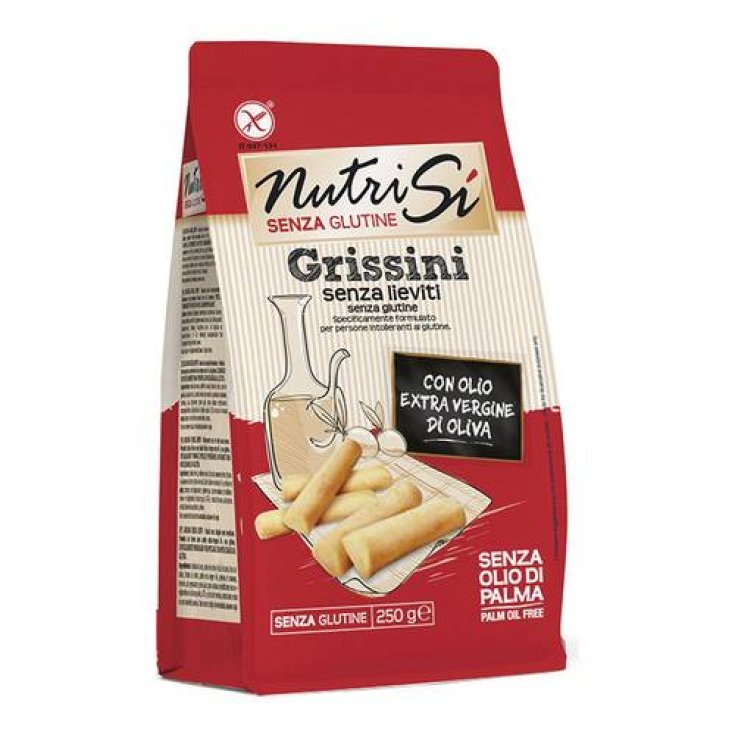 NutriSì Grissini Ohne Hefe Glutenfrei 250g