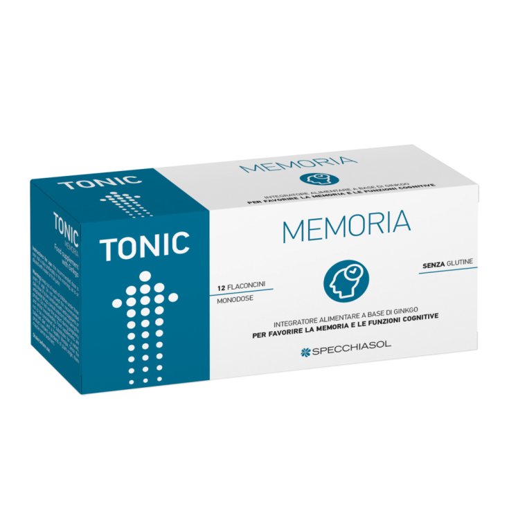 Specchiasol Tonic Memory Nahrungsergänzungsmittel 12 Fläschchen mit 10 ml