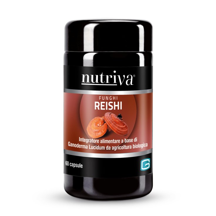 Nutriva Reishi Nahrungsergänzungsmittel 60 pflanzliche Kapseln