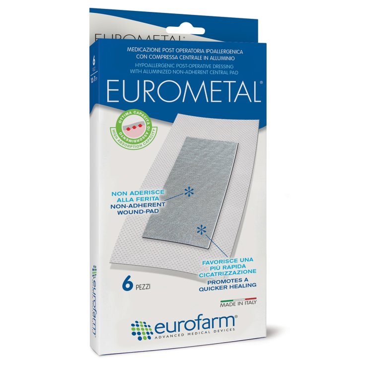 Eurometal Sterile Aluminiumgaze 15x8 6 Gaze