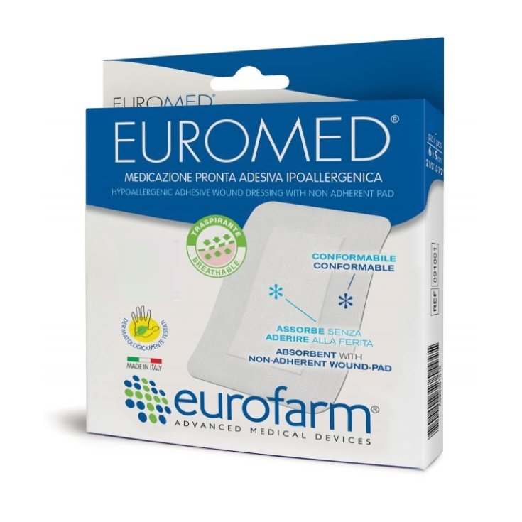 Euromed Medical postoperatives steriles Klebepflaster 5x7,2cm 5 Pflaster