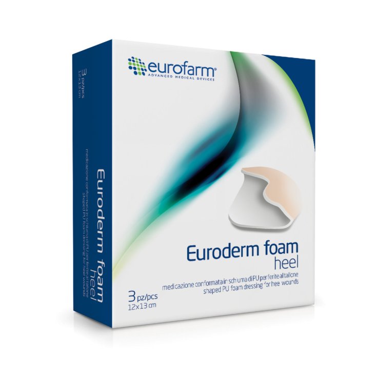 Euroderm Foam Heel Polyurethan-Schaumverband 12x13 3Stück