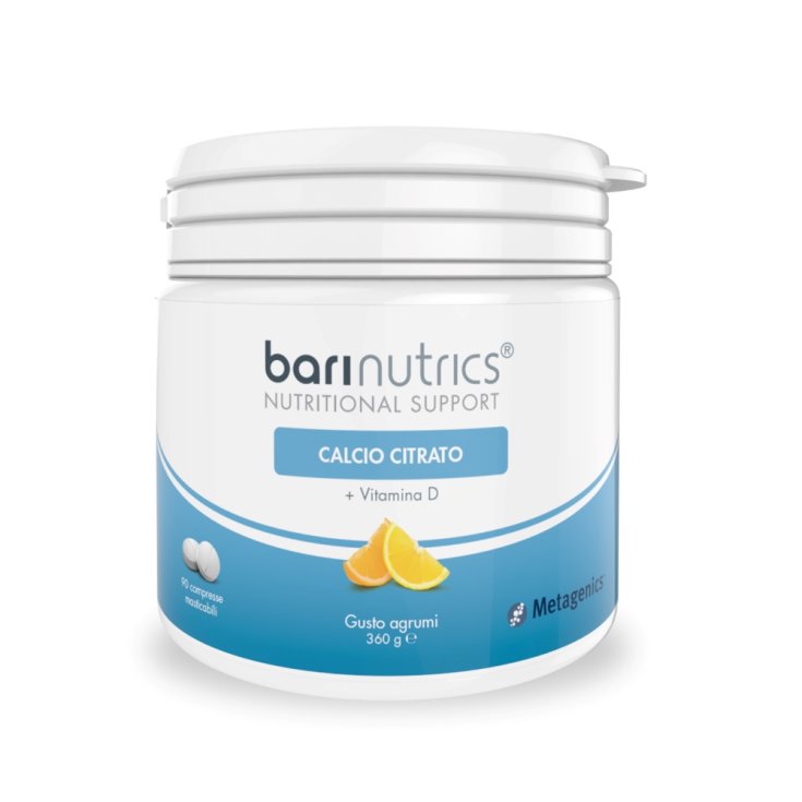 Barinutrics Calciumcitrat Zitrusaroma Metalgenics ™ 90 Tabletten