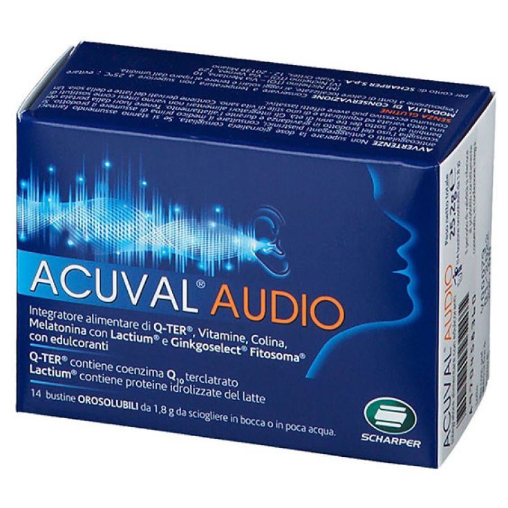 Acuval Audio Nahrungsergänzungsmittel 14 Beutel