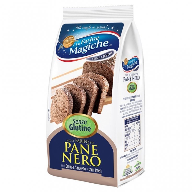 Le Farine Magiche Mehlmischung für Schwarzbrot Glutenfrei 300g