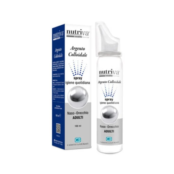 Cabassi & Giurati Nutriva Kolloidales Silber Nasen-Ohr-Spray für Erwachsene 100 ml