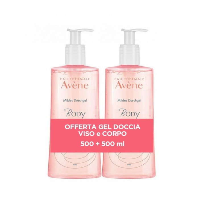 Duo Avène Zartes Duschgel für den Körper 2x500ml