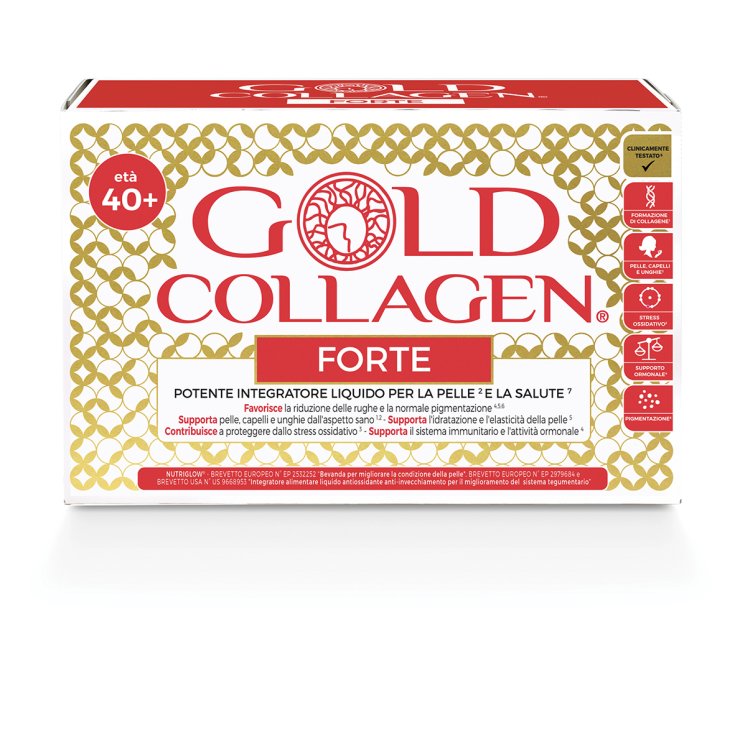 Gold Collagen Forte Nahrungsergänzungsmittel 10 Flaschen