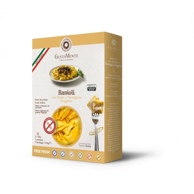 GustaMente Ravioli Kartoffeln Parmigiano Reggiano Glutenfrei 250g