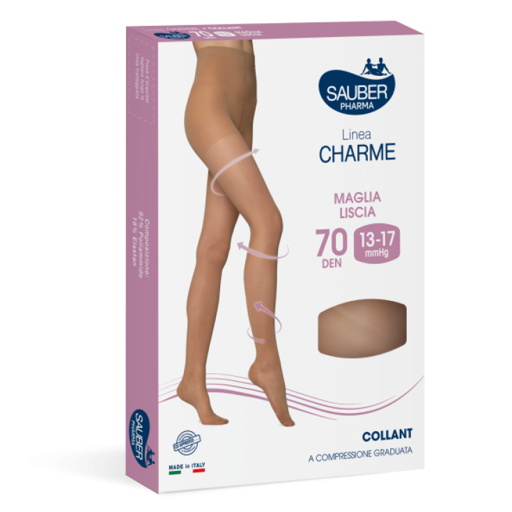 Sauber Pharma Classic Line Strumpfhose 140DEN Smooth Jersey Schwarz Farbe Größe 4