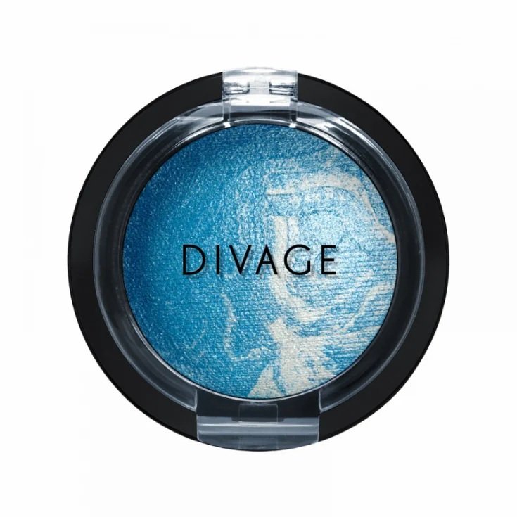 Divage Color Sphere Baked Eyeshadow 16 Satin Hellblau