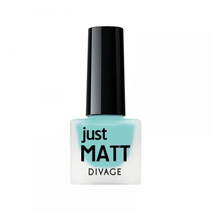 Divage Just Matt Matt 12 Grünblaue Nägel