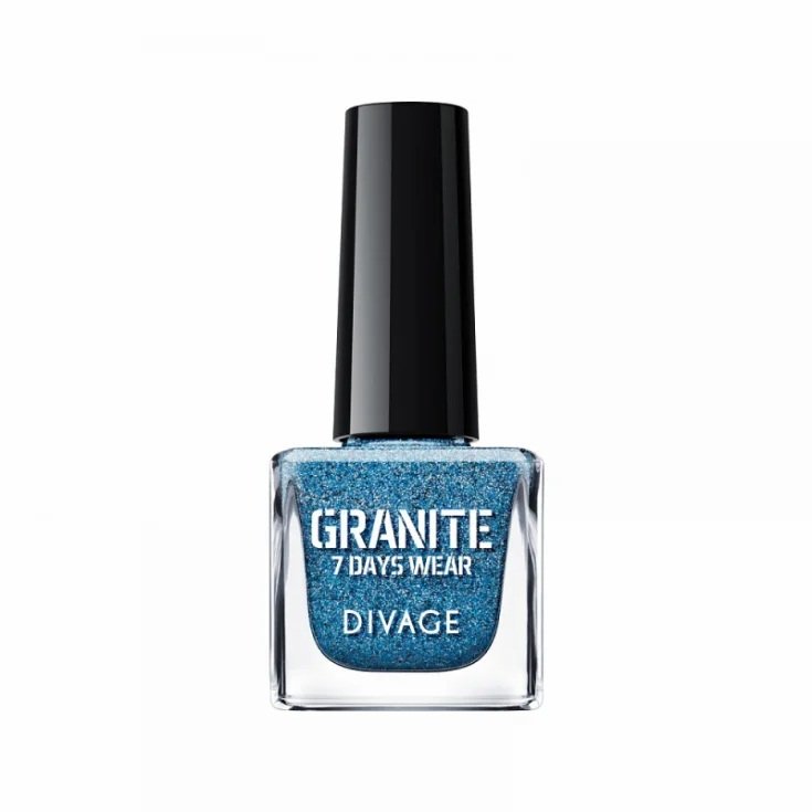 Divage Granit Granite Effect Nagellack 05 Blau