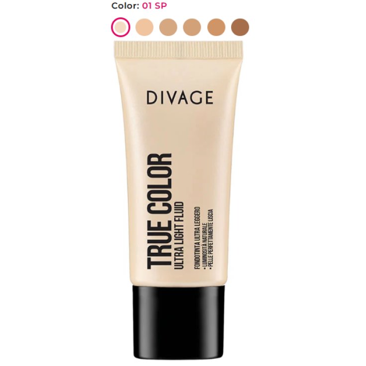 Divage True Color Ultra Light Fluid Fontotinta 01 Porzellan