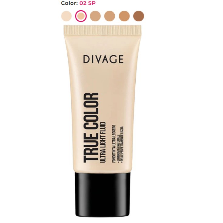 Divage True Color Ultra Light Fluid Foundation 02 Porzellanrose