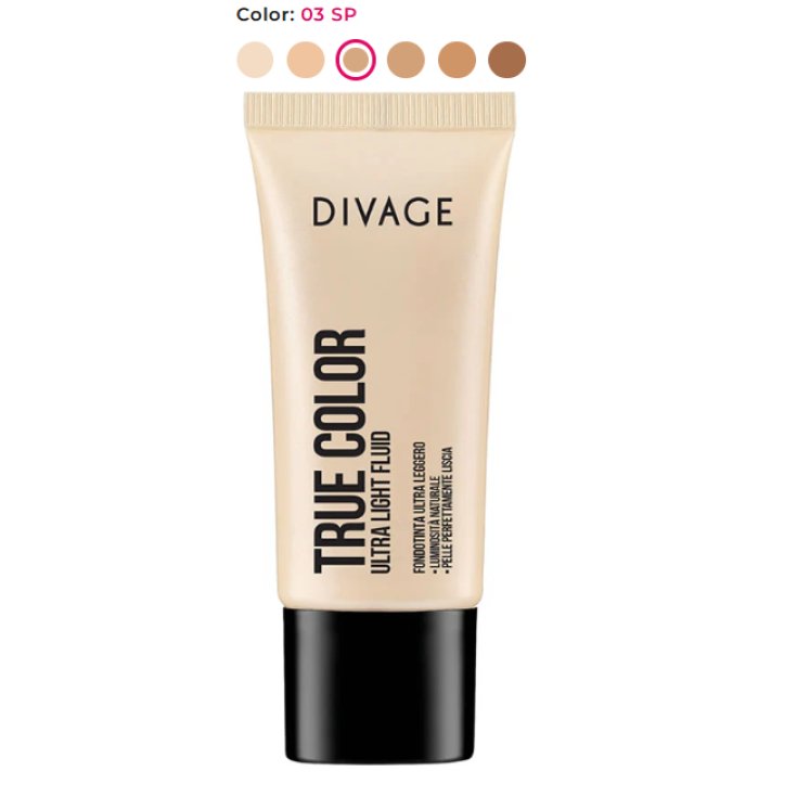 Divage True Color Ultra Light Fluid Foundation 03 Sand