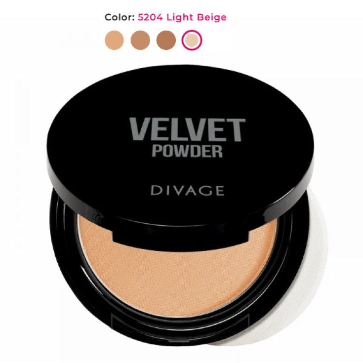 Divage Velvet Powder Kompaktpuder 5204 Hellbeige