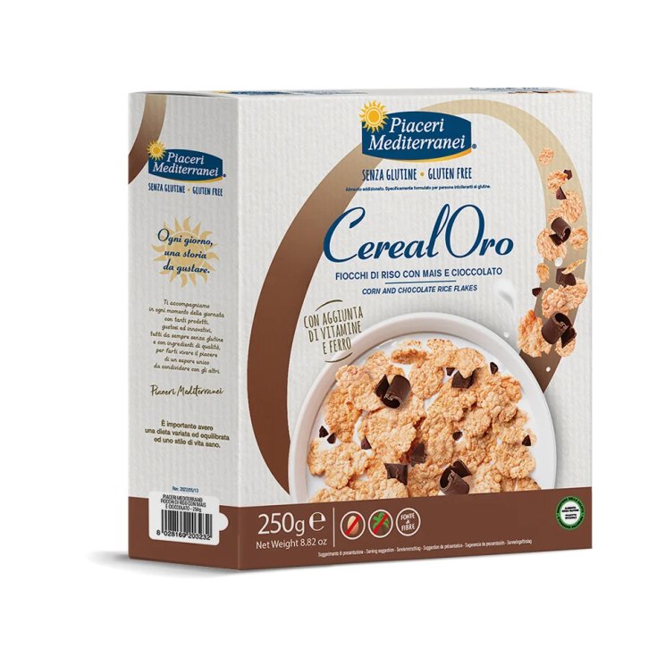 CerealOro Piaceri Mediterranei Reisflocken mit Mais glutenfrei 250g