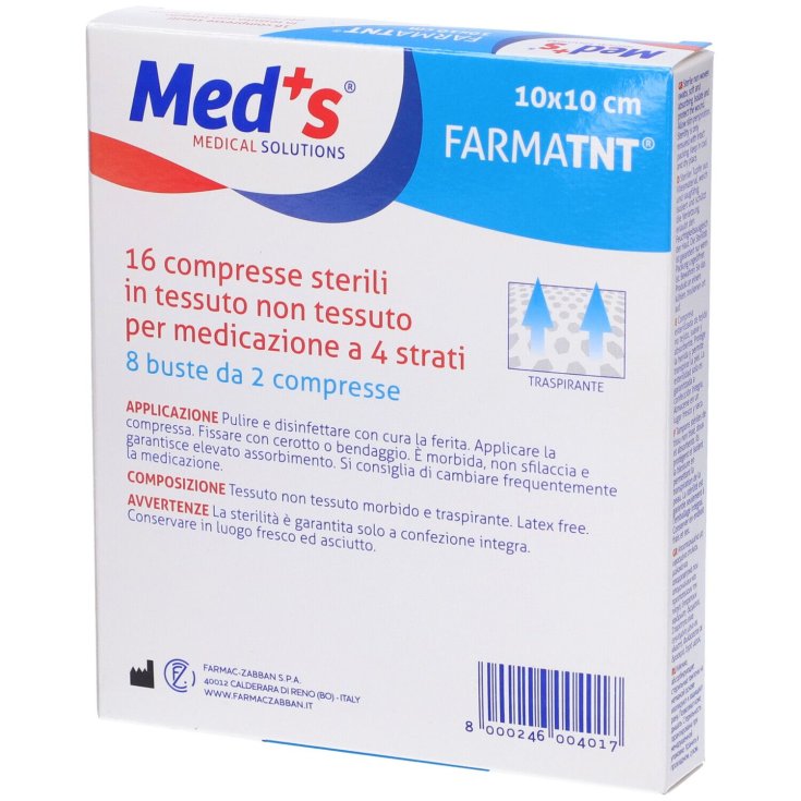 Med's Tnt St 10x10cm Po 16 Bandagen